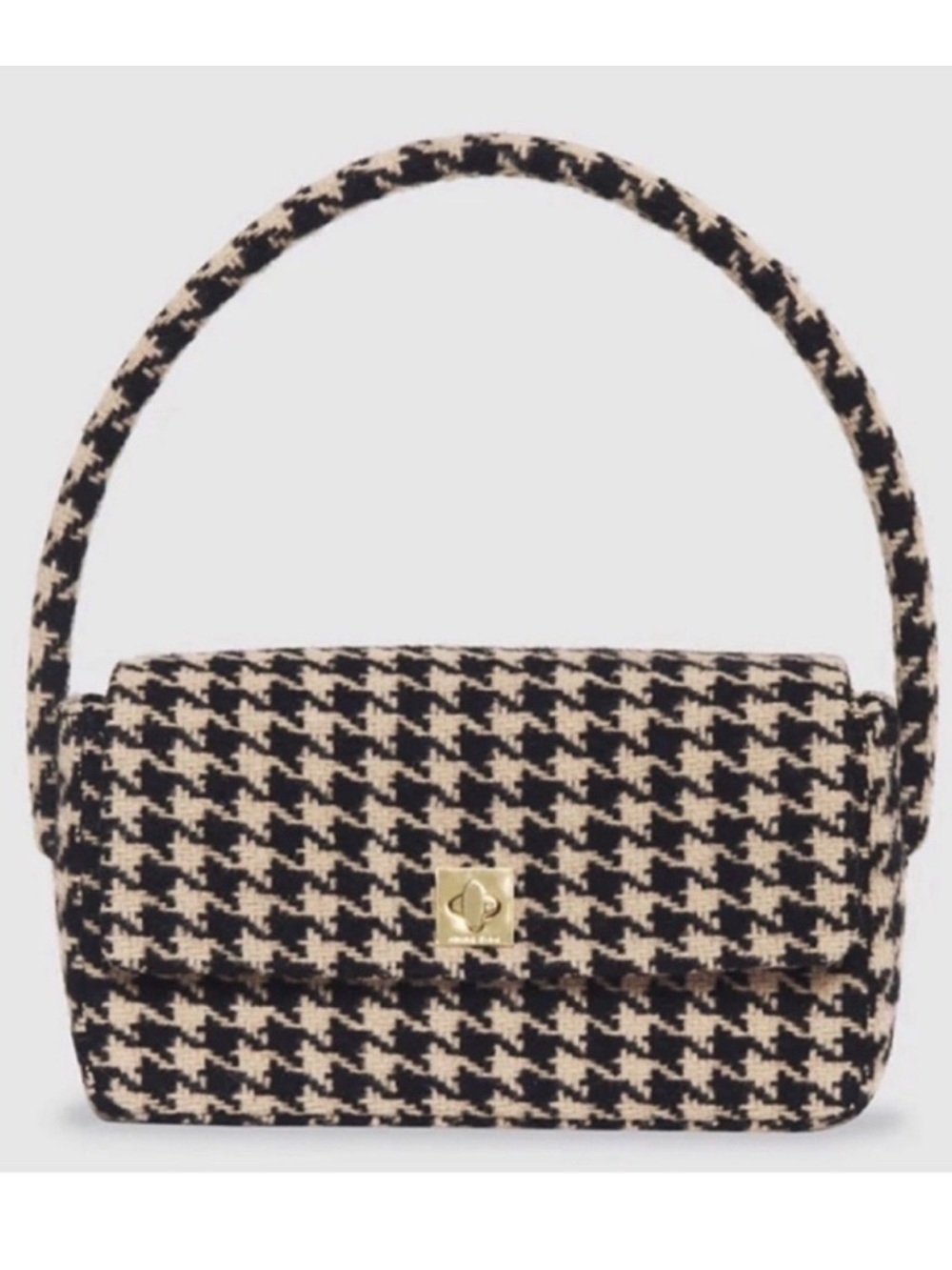 Anine Bing | Bag | Holiday Party Ready! Nico Bag Houndstooth | Ready to Ship! - Picture 16 of 16